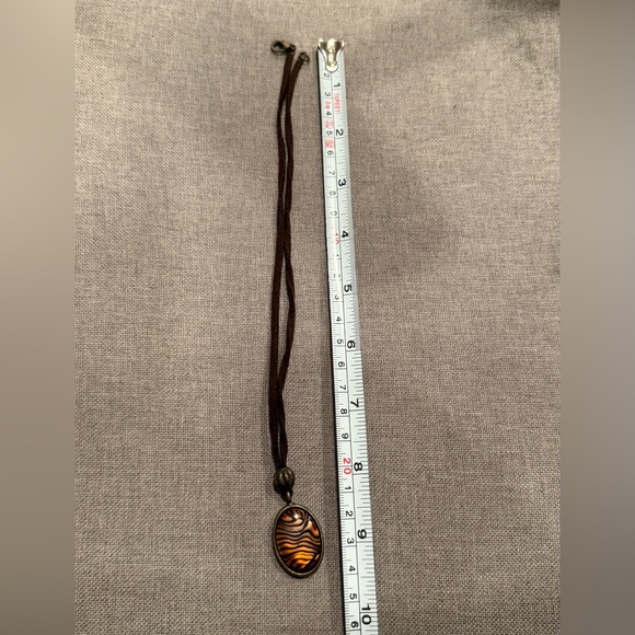 VINTAGE Tiger Eye Pendant - Picture 5 of 6